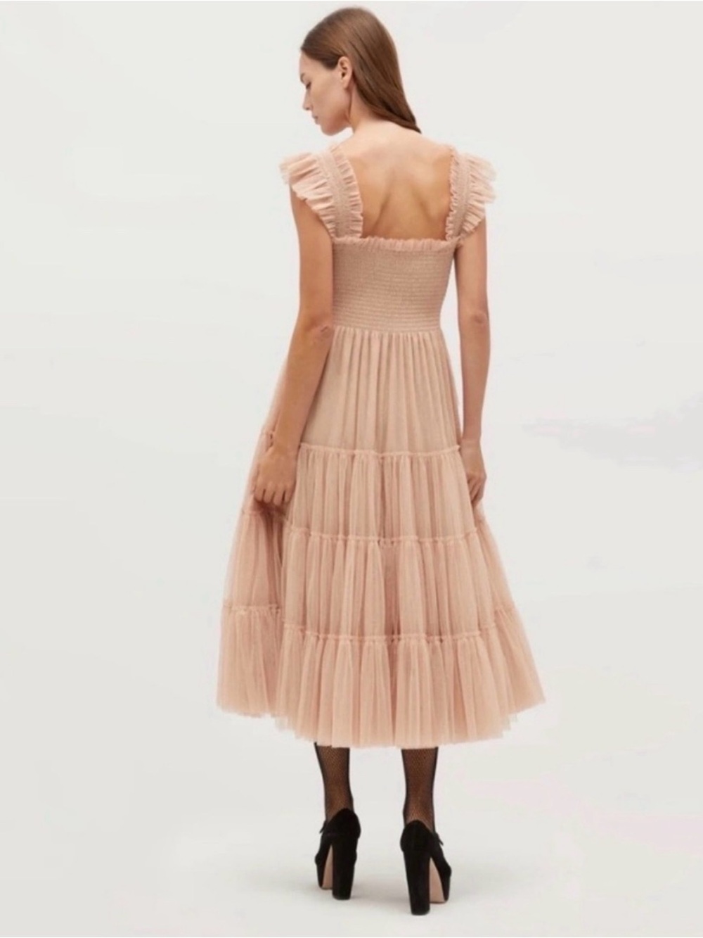 Hill House NWT Collectors Edition 2023 Nap Dress - Blush Glitter Tulle, Small - Picture 3 of 7